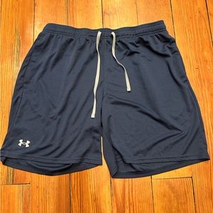 Under armour navy workout shorts